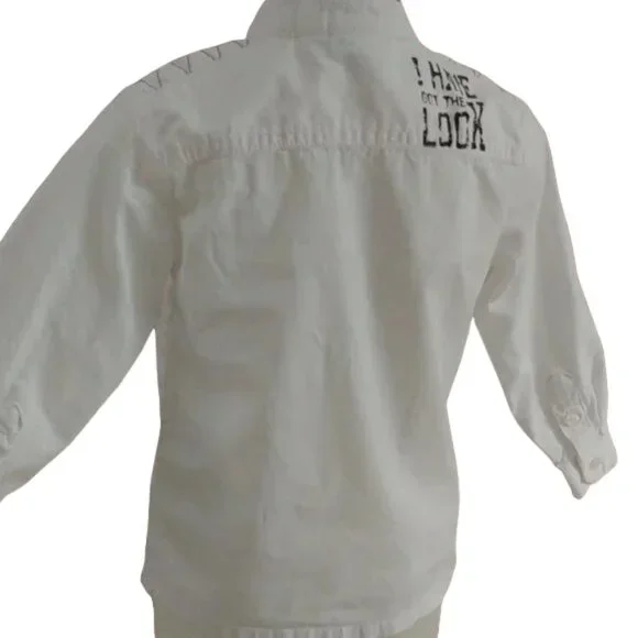 Mexx I Have Got the Look Button Down Shirt 18-24 Months - Picture 2 of 10